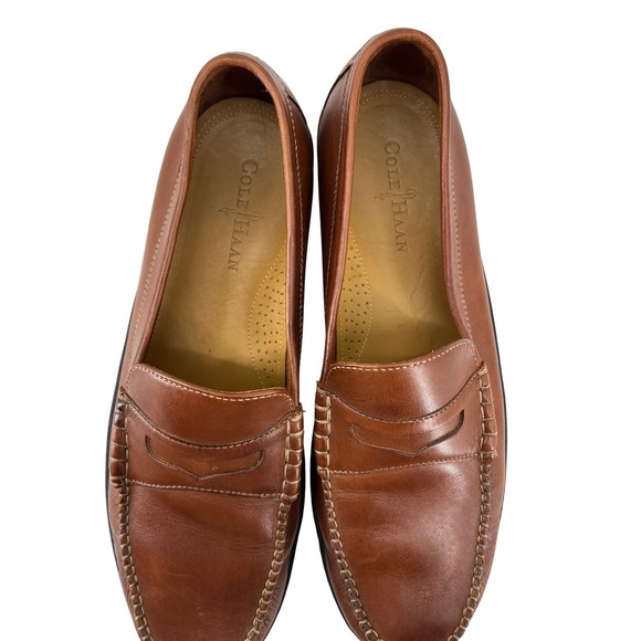 Cole Haan Mens Leather Penny Loafers Brown Size 11 M  Slip On Dress Shoes‎ main image 16